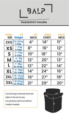 BALP Designed Red Sweatshirt Hoodie for Dogs and Cats