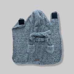 Gray Bathrobe for Dog & Cat Pet Accessories Design Clothes