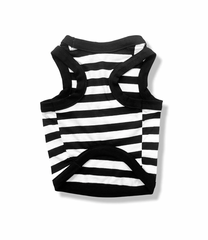 Trendy pet clothes, Black & White Striped T Shirt for Dog & Cat Pet Accessories Design Clothes