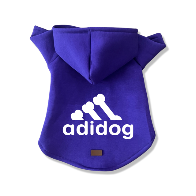 Purple Sweatshirt Adidog Dog & Cat Pet Accessories Design Clothes