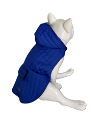 BALP Blue Rain Coat Jacket Rainwear For Cats & Dogs RainCoat Hooded WATERPROOF