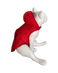 BALP Red Rain Coat Jacket Rainwear For Cats & Dogs RainCoat Hooded WATERPROOF