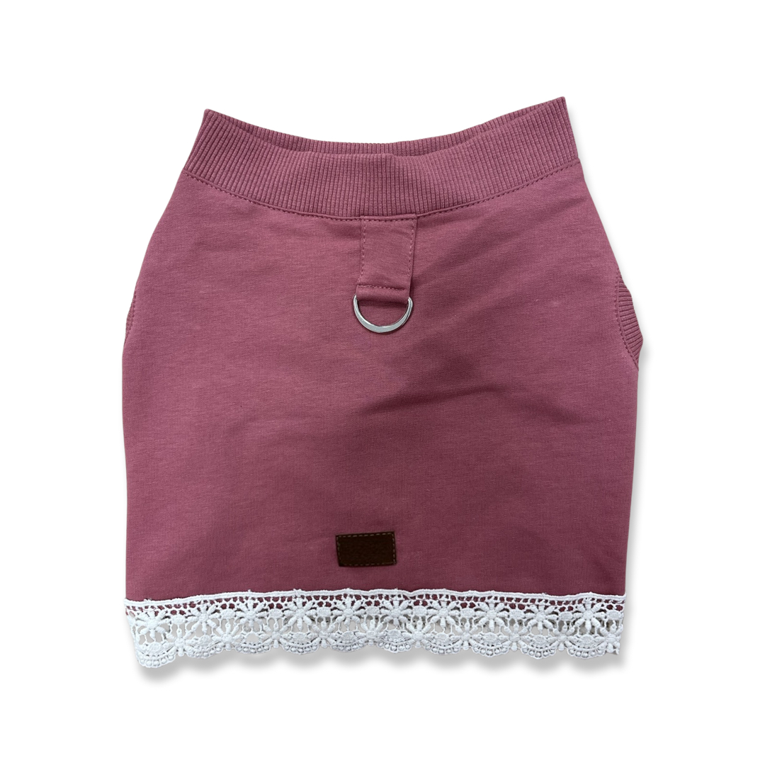 Stylish Pink Crop Top for Cat & Dog Pet Accessories Design Clothes