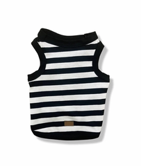 Trendy pet clothes, Black & White Striped T Shirt for Dog & Cat Pet Accessories Design Clothes